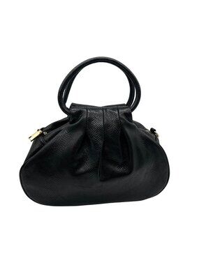 Urban Expressions Black Faux Leather Tote Bag